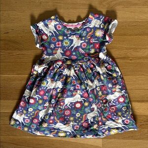 Mini Boden Unicorn Dress 5-6Y